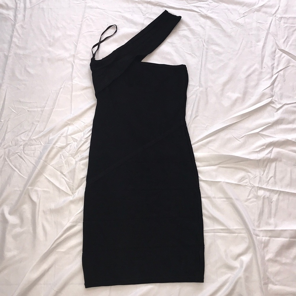 Bebe black mini dress